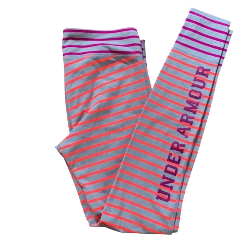 Under Armour Woman's Multi striped Heat Gear Compression Leggings